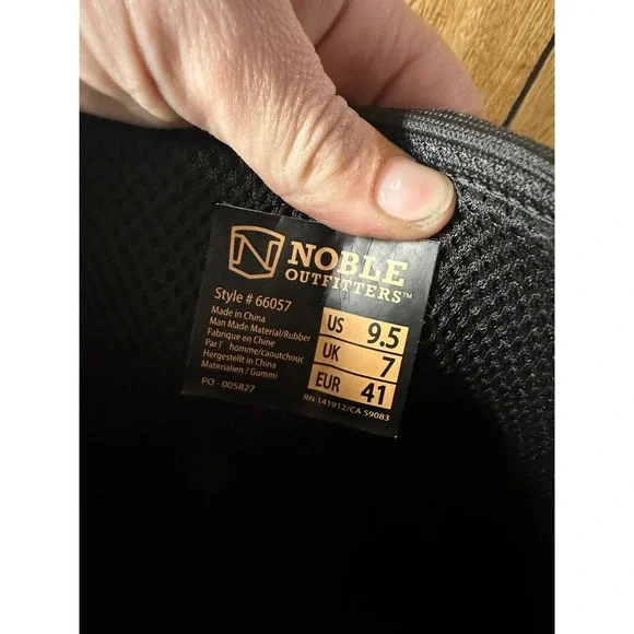 Noble Outfitters Muds High Women's Black Waterproof Rubber Riding Boots - Picture 6 of 7